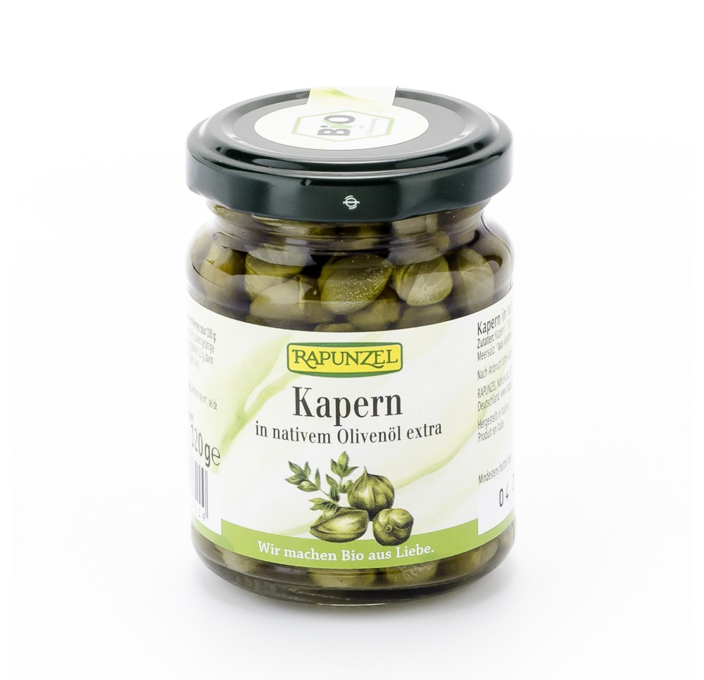 RAPUNZEL câpres à l'huile d'olive verre 120 g