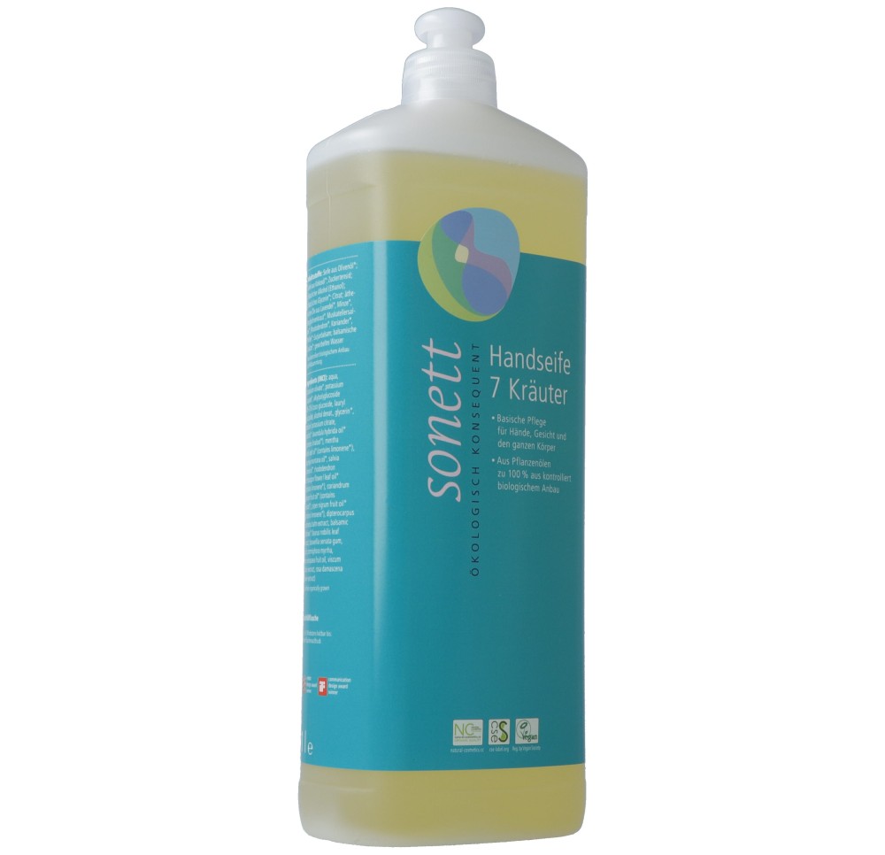 SONETT savon mains 7 herbes recharge 1 lt