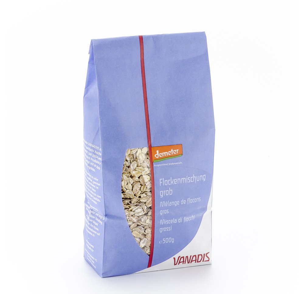 VANADIS flocons de 4 céréales gros 500 g