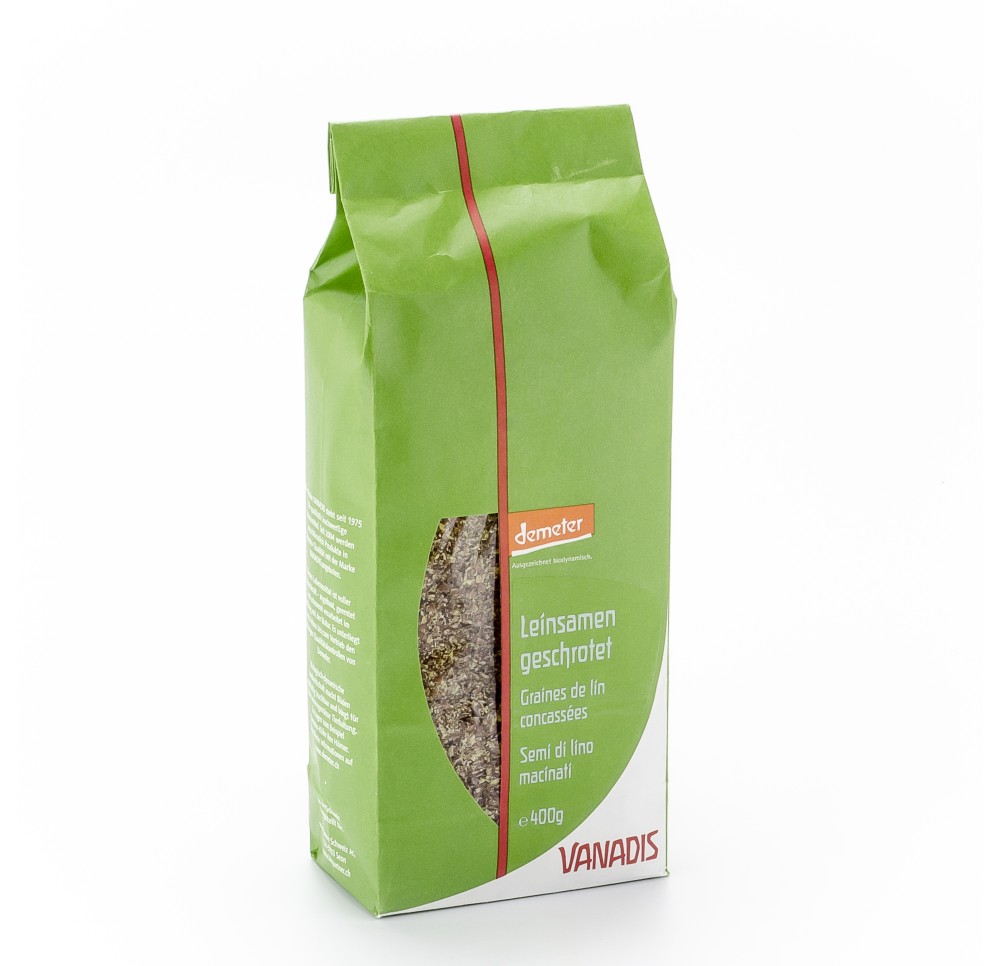 VANADIS graines de lin concassées 400 g