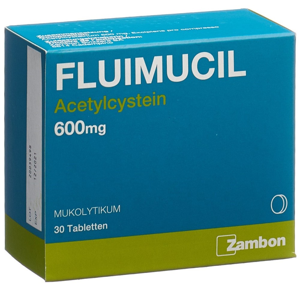 FLUIMUCIL cpr 600 mg 30 pce