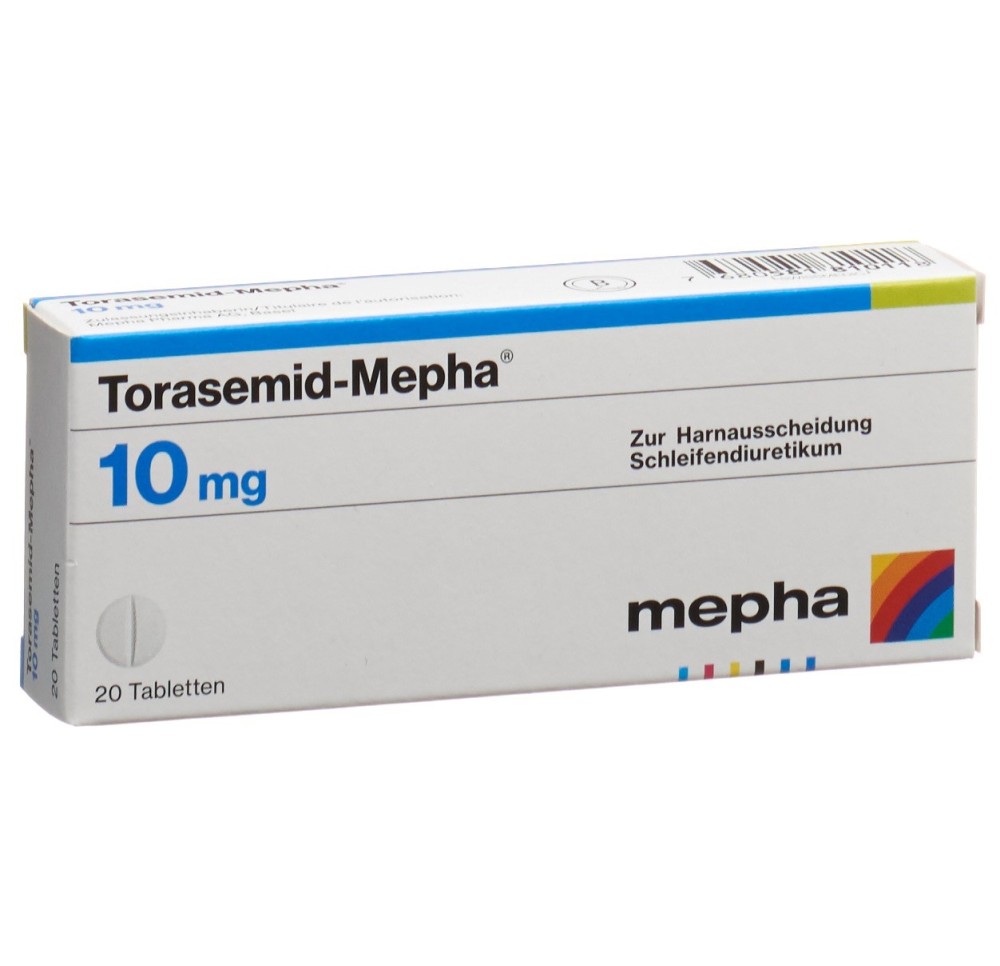 TORASEMID Mepha cpr 10 mg 20 pce