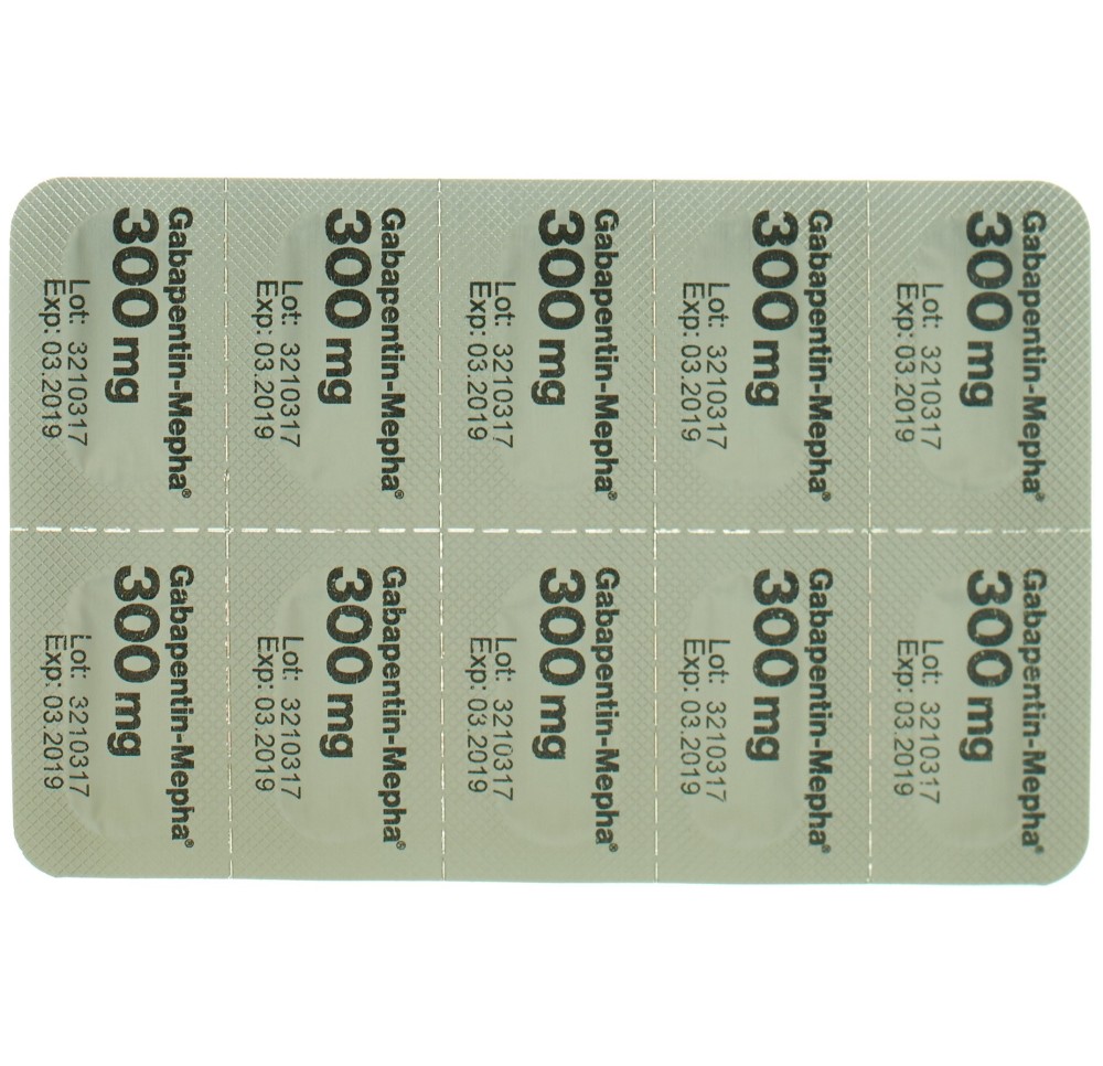 GABAPENTIN Mepha caps 300 mg 100 pce
