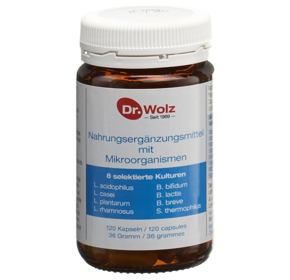 DR. WOLZ micro organismes caps 120 pce