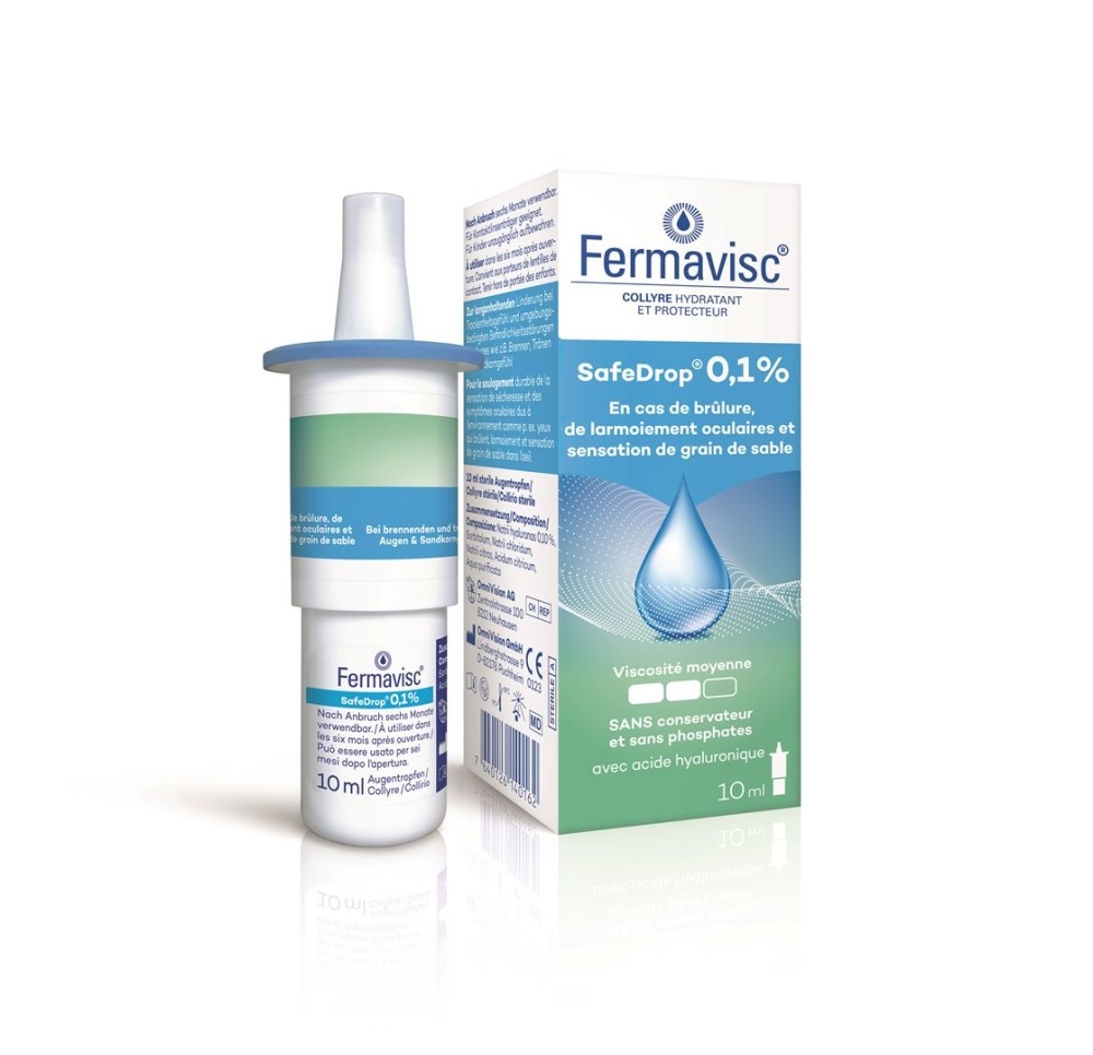FERMAVISC SafeDrop gtt opht 0.1 % fl 10 ml