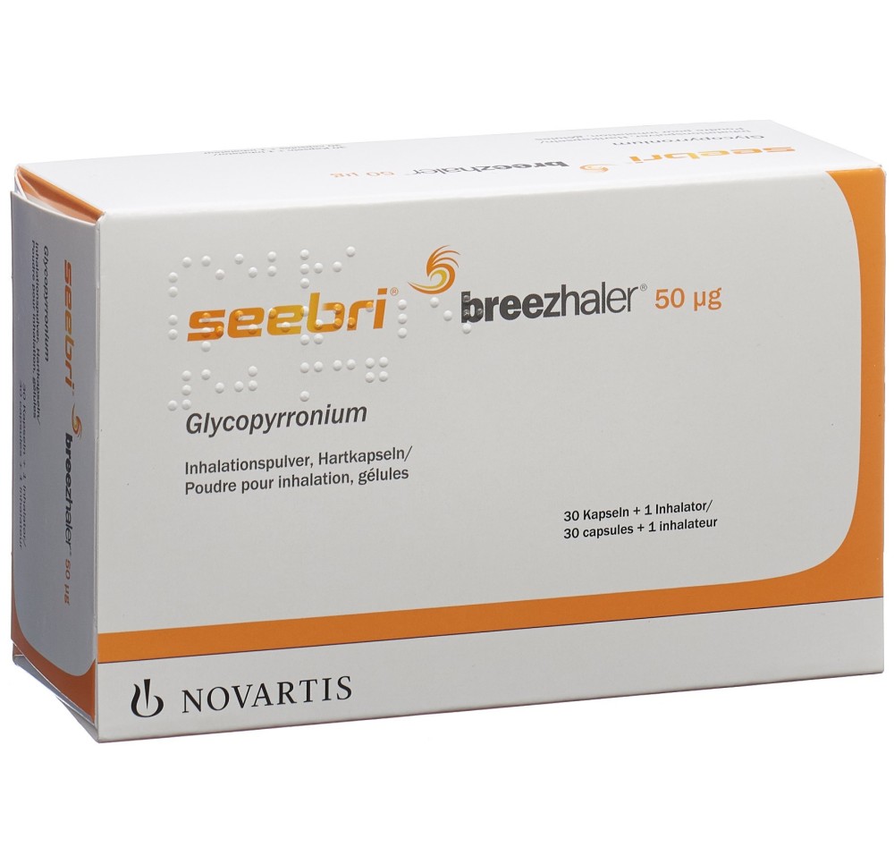 SEEBRI breezhaler caps inh 50 mcg 30 pce