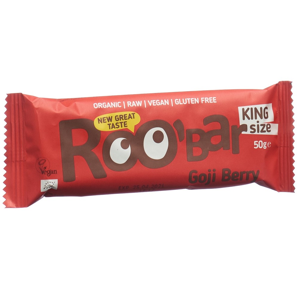 ROOBAR barre crue baies de goji 50 g