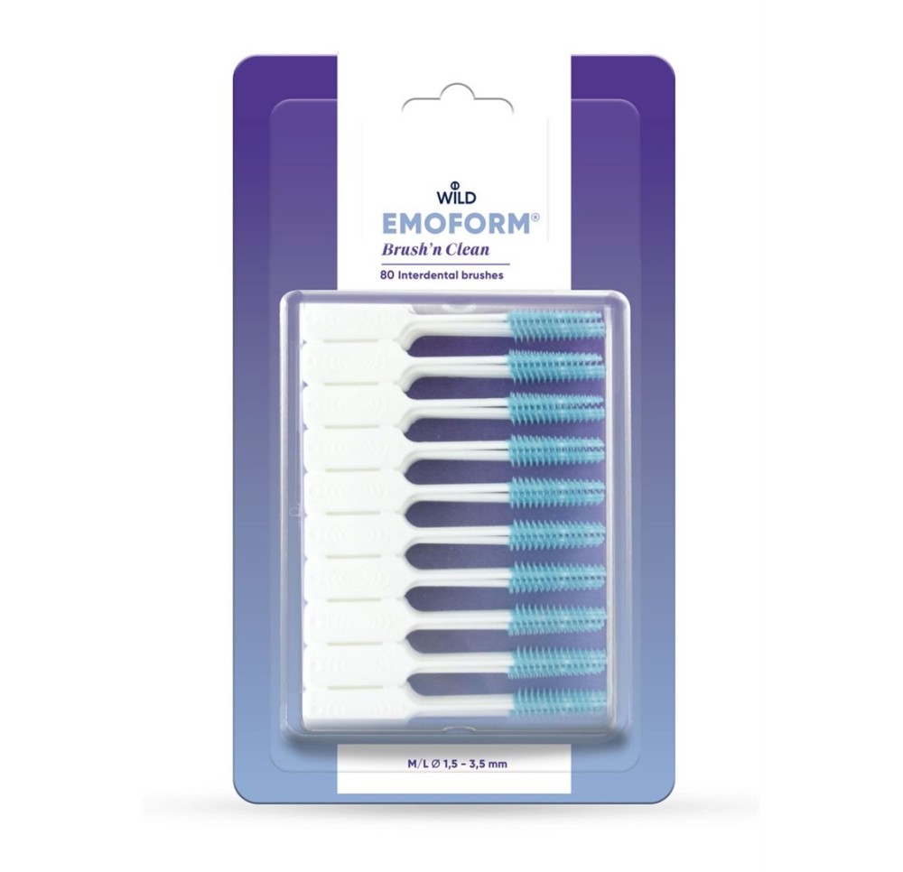 EMOFORM brush'n clean paquet familial 80 pce