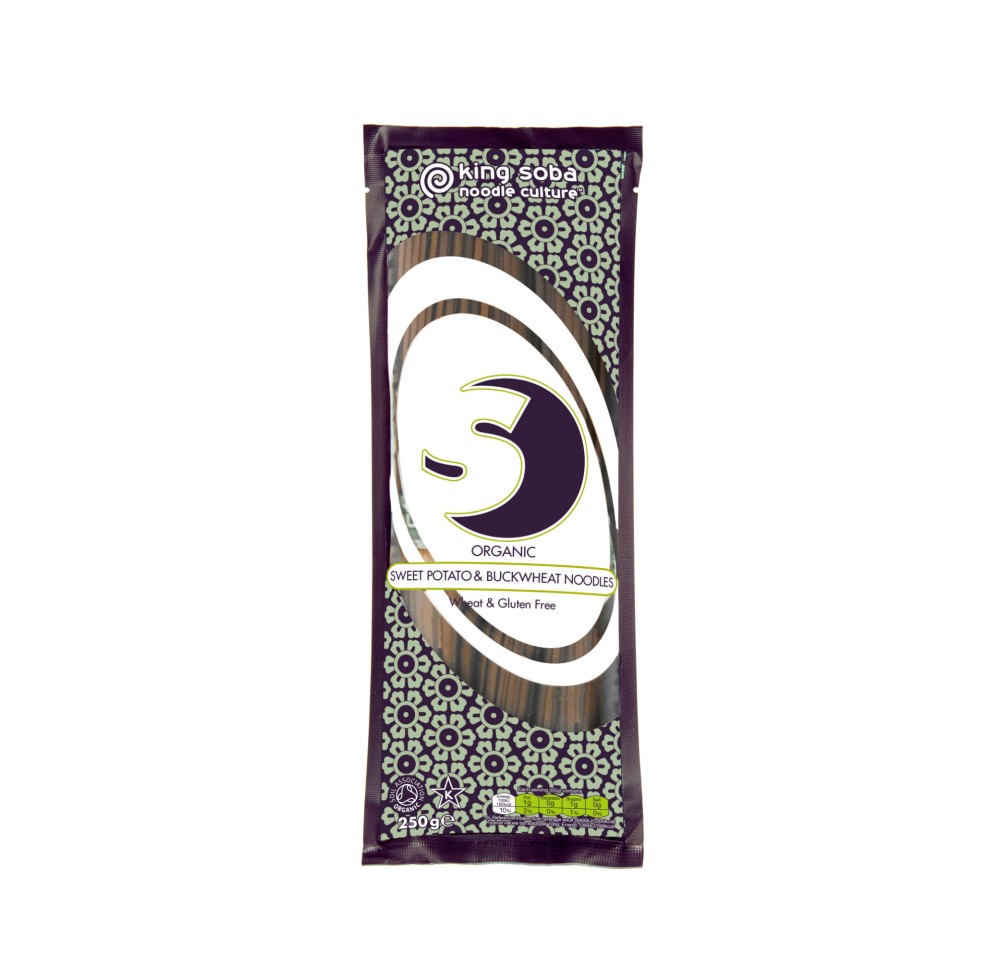 KING SOBA nouilles sarra patat dou s glu bio 250 g