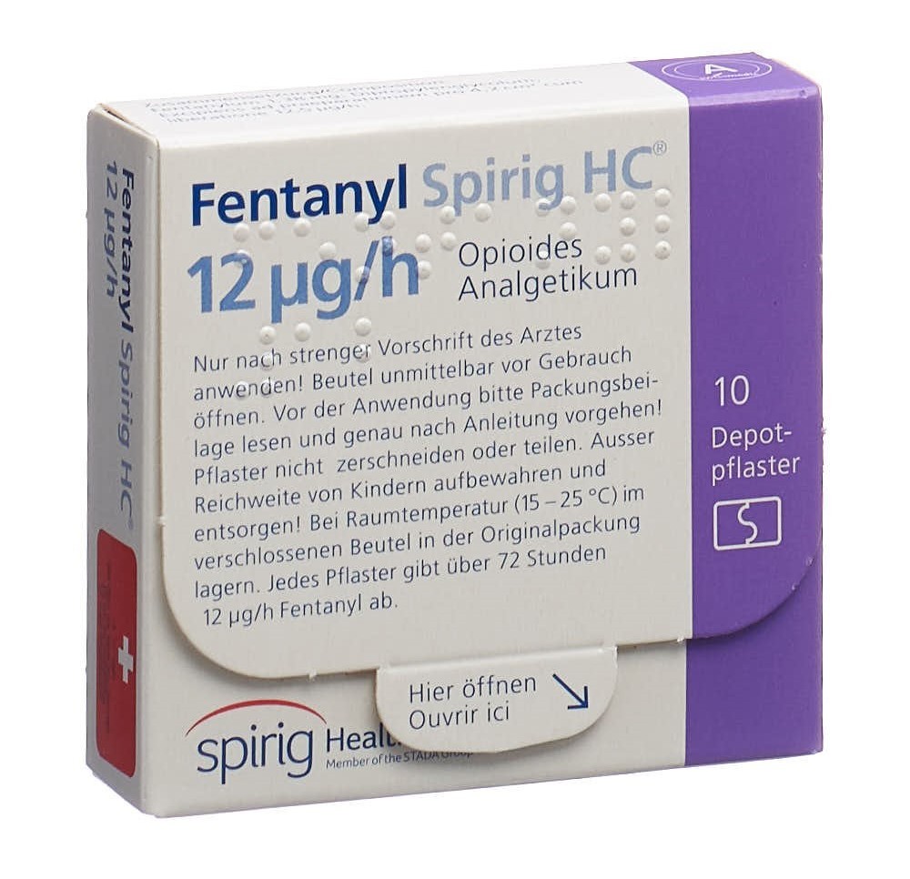 FENTANYL Spirig HC 12 mcg/h disp trans 10 pce