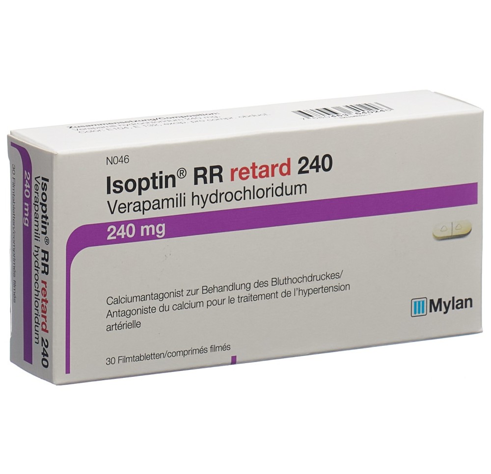 ISOPTIN RR retard cpr pell ret 240 mg 30 pce