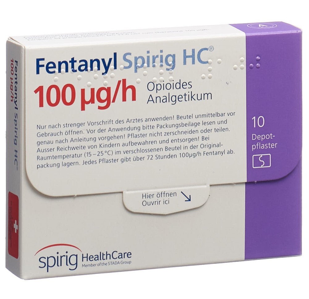 FENTANYL Spirig HC 100 mcg/h disp trans 10 pce