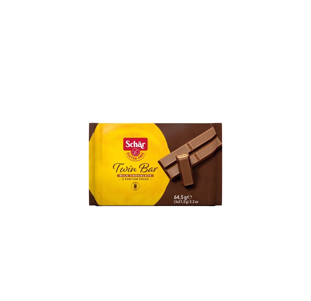 SCHÄR Twin Bar snack de choco s gluten 3 x 21.5 g