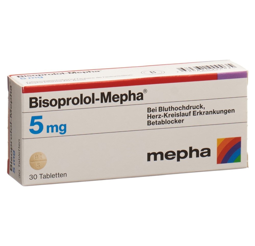 BISOPROLOL Mepha cpr 5 mg 30 pce