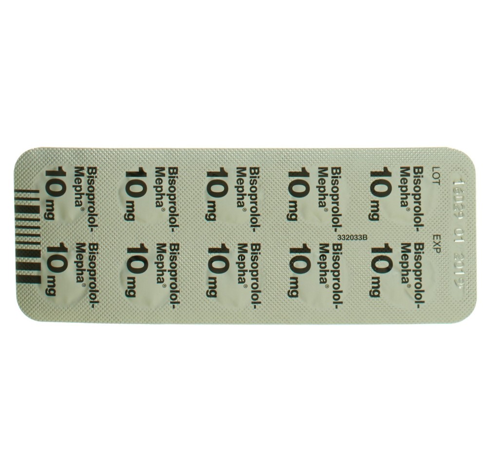 BISOPROLOL Mepha cpr 10 mg 100 pce