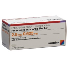 PERINDOPRIL Indapamid-Mepha 2.5/0.625mg bte 30 pce
