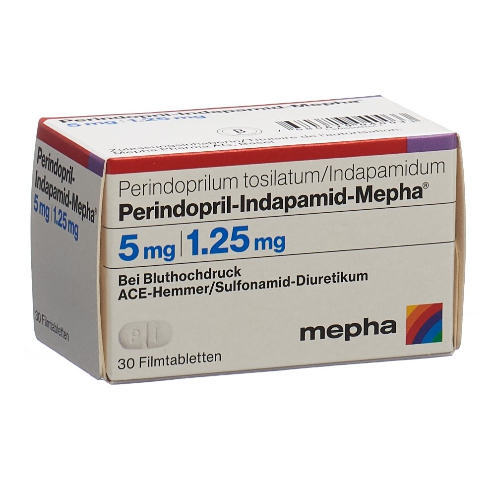 PERINDOPRIL Indapamid-Mepha 5/1.25mg bte 30 pce