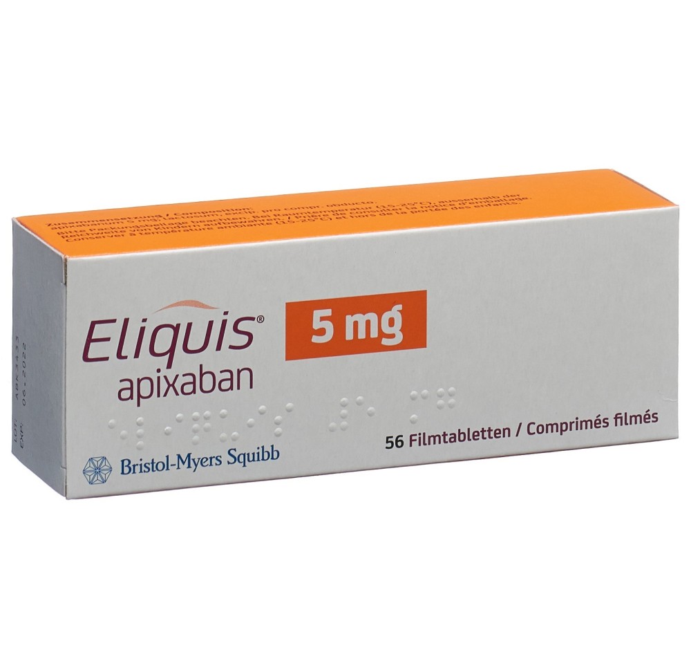 ELIQUIS cpr pell 5 mg 56 pce