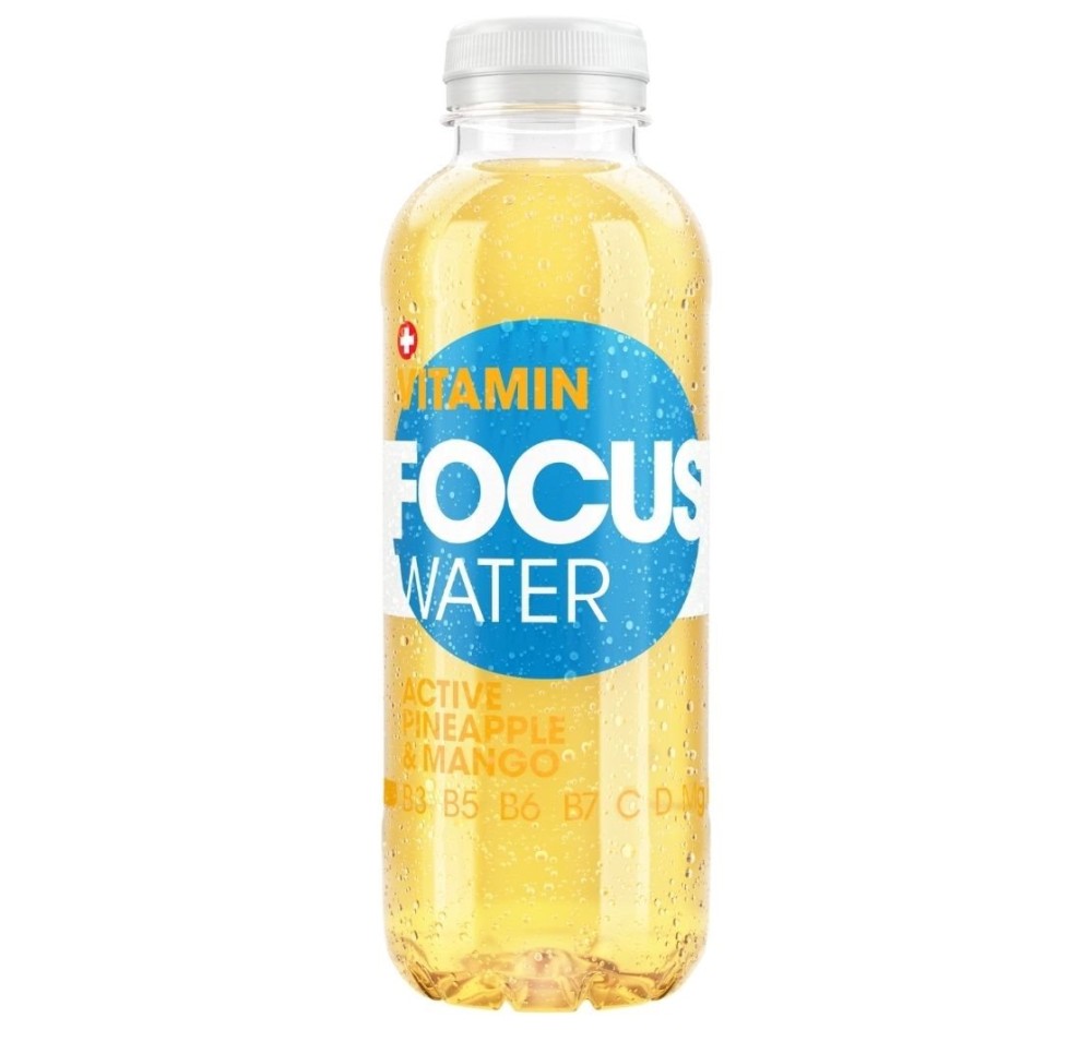 FOCUS WATER Active ananas-mangue 12 x 500 ml
