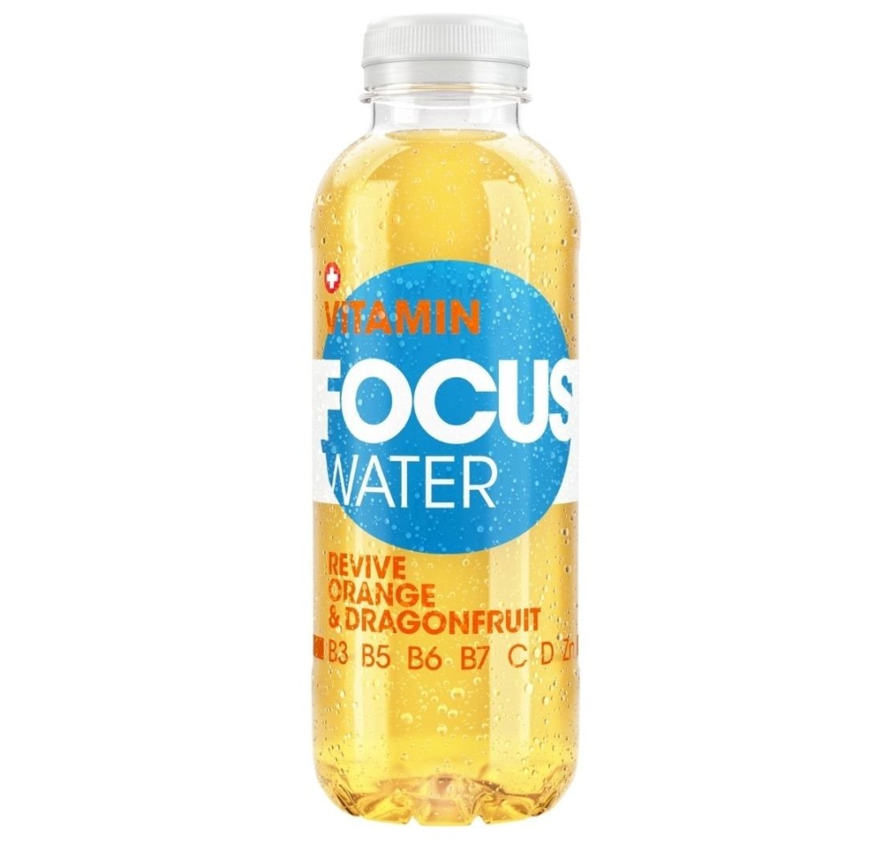 FOCUS WATER REVIVE orange-mandarine 12 x 500 ml
