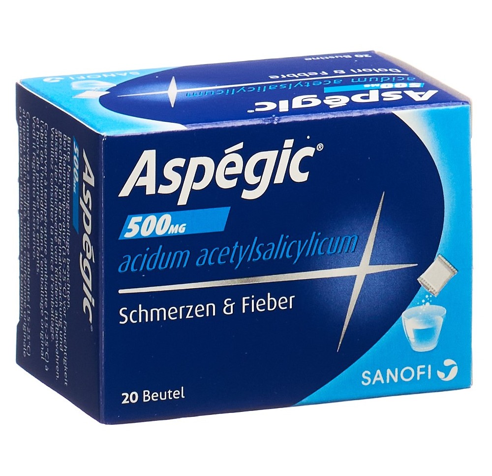 ASPEGIC pdr 500 mg sach 20 pce