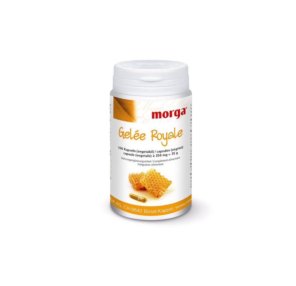MORGA gelée royale capsules végétales 100 pce