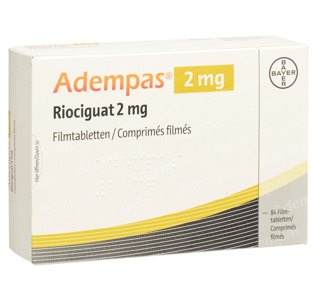 ADEMPAS cpr pell 2 mg 84 pce