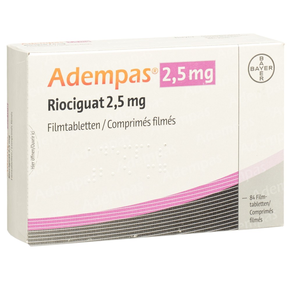 ADEMPAS cpr pell 2.5 mg 84 pce