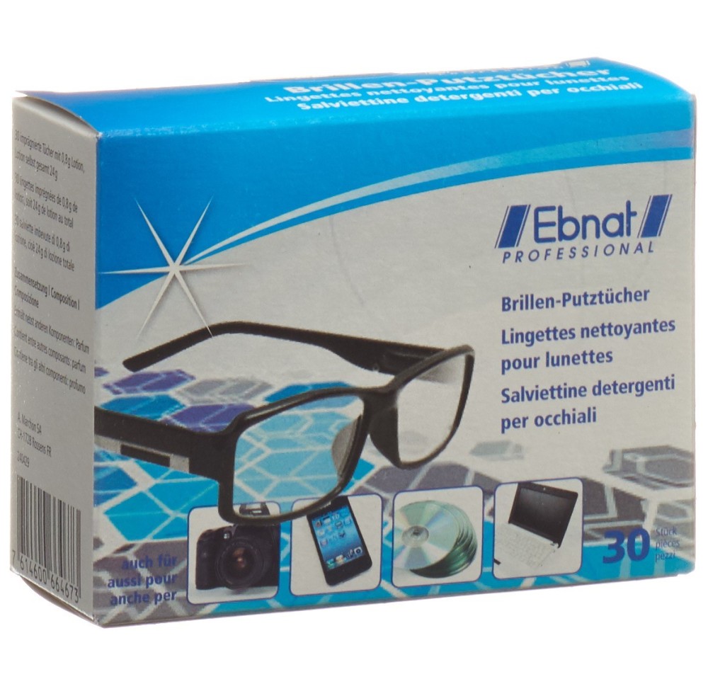 EBNAT lingette nettoie-lunettes 30 pce