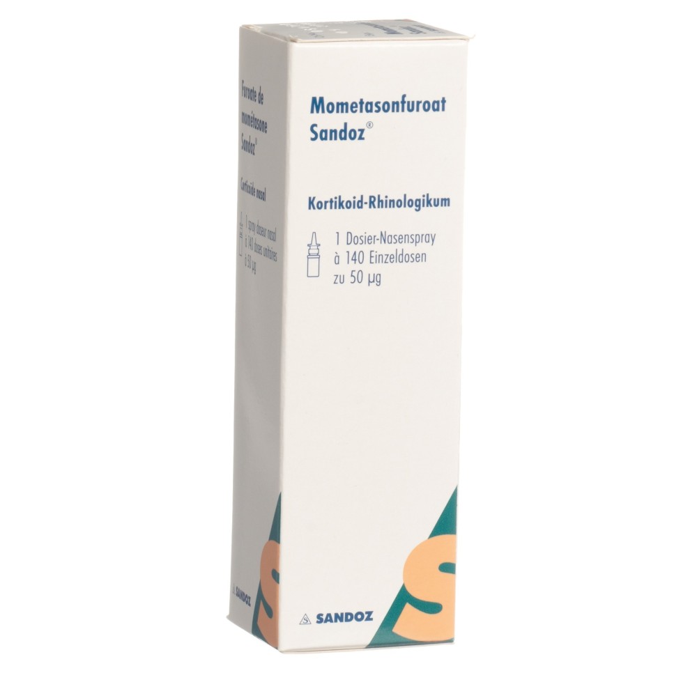 FUROATE MOMETASON Sandoz 50 mcg spr dos 140 dos