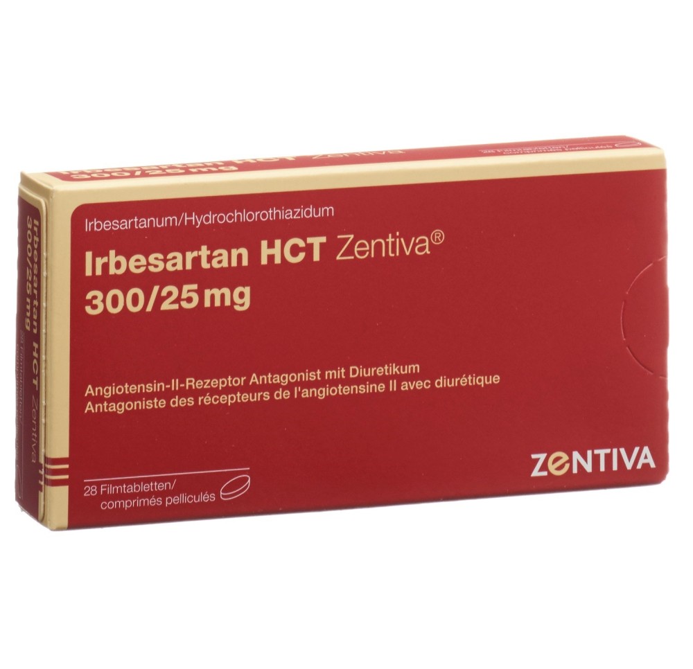 IRBESARTAN HCT Zentiva cpr pell 300/25mg 28 pce