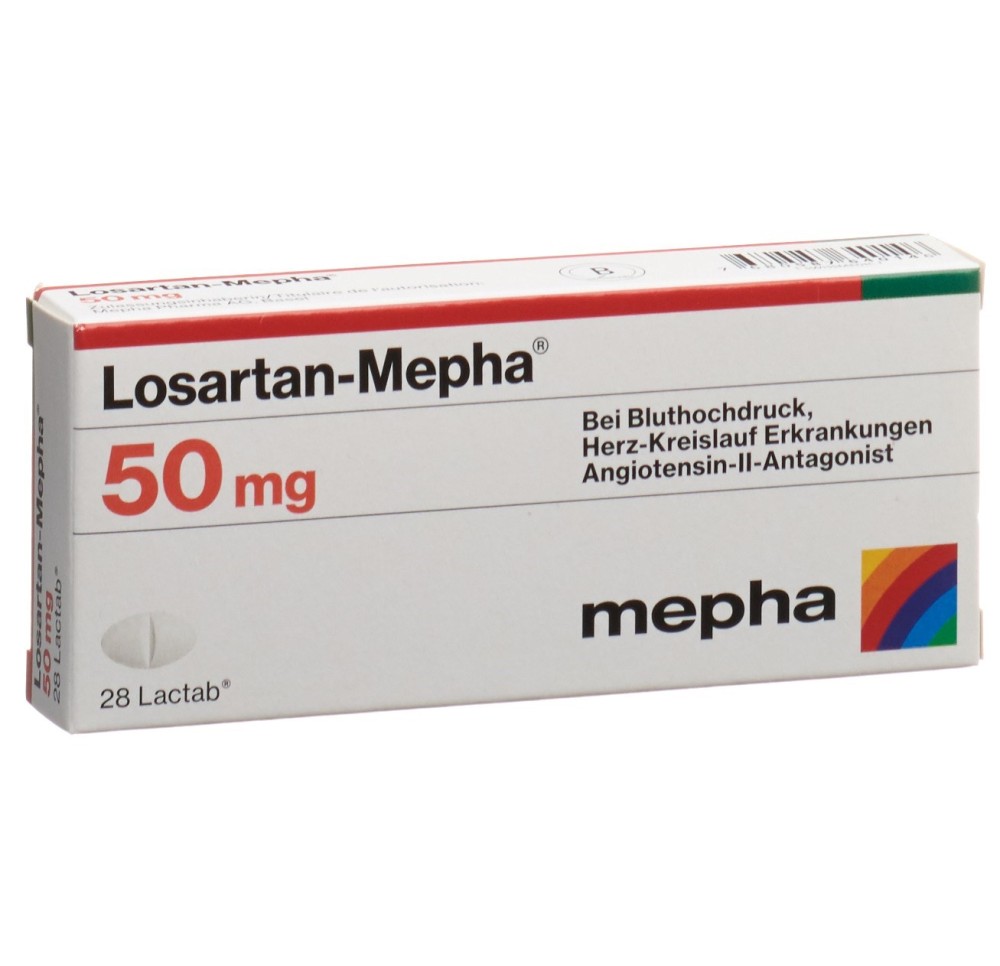 LOSARTAN Mepha Lactab 50 mg 28 pce