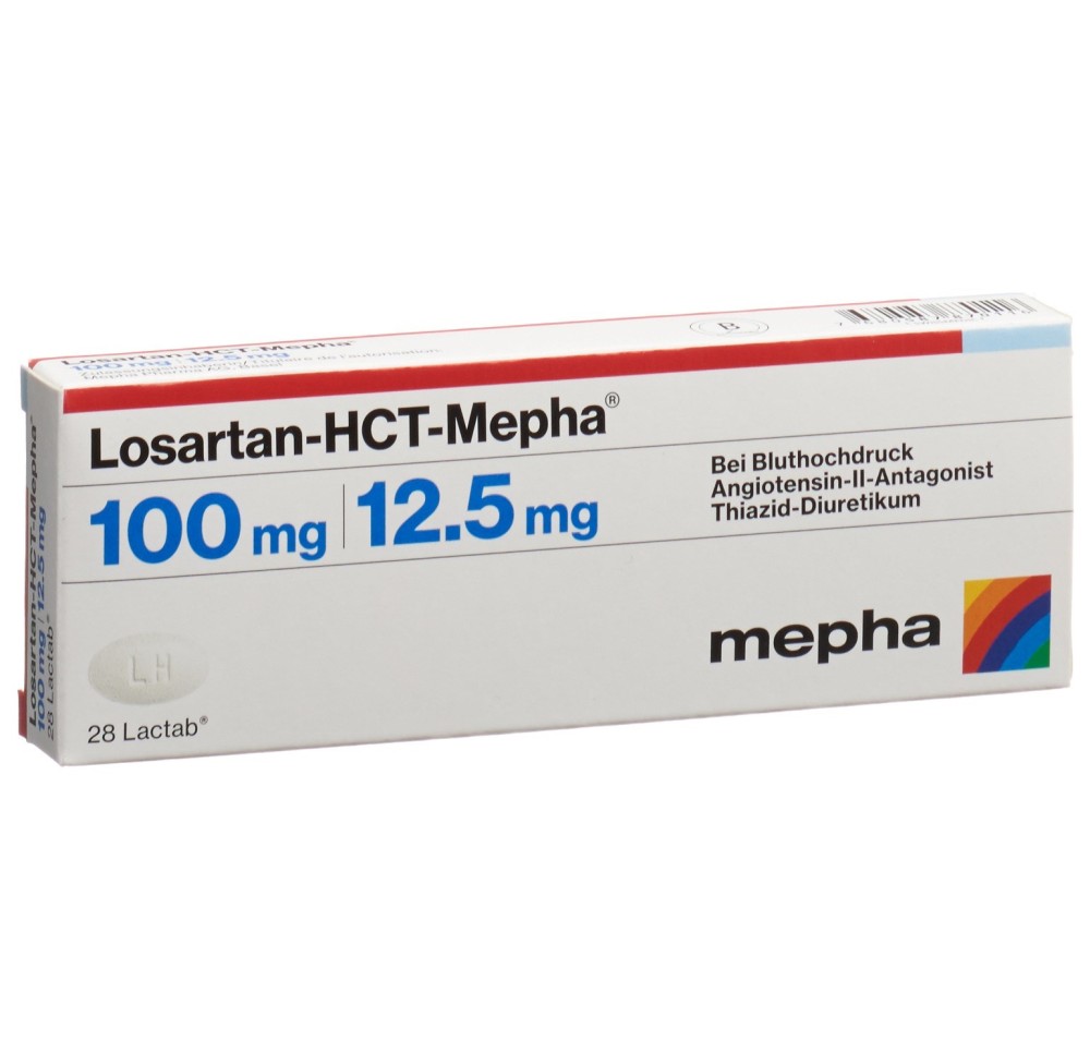 LOSARTAN-HCT Mepha Lactab 100/12.5mg 28 pce