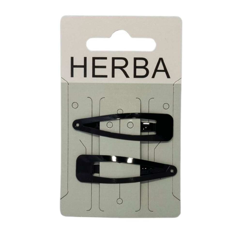HERBA clic-clac 5cm noir 2 pce