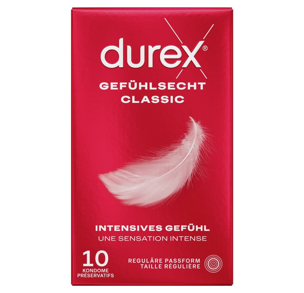 DUREX préservatif sensoriel classic 10 pce