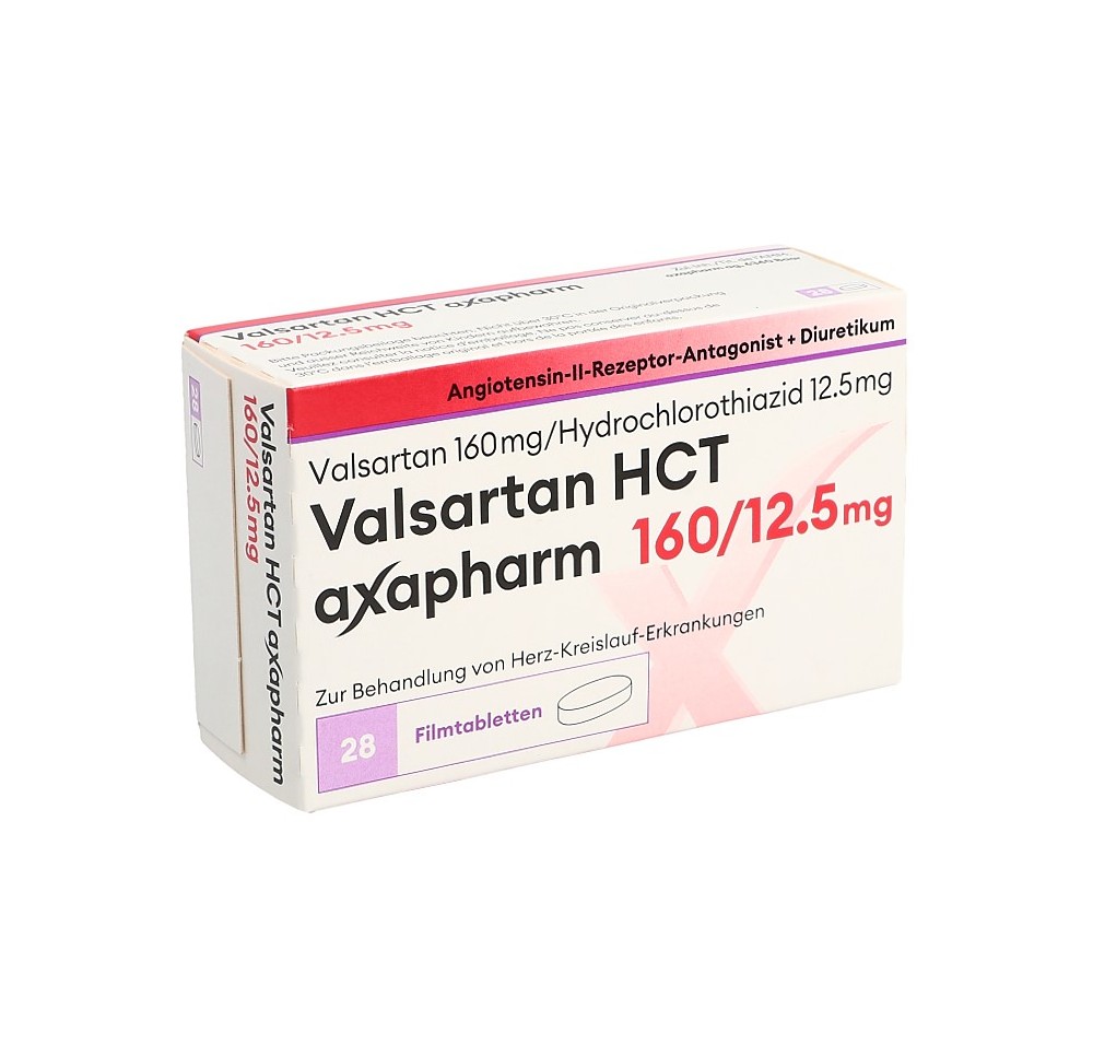 VALSARTAN HCT axapharm 160/12.5 mg 28 pce