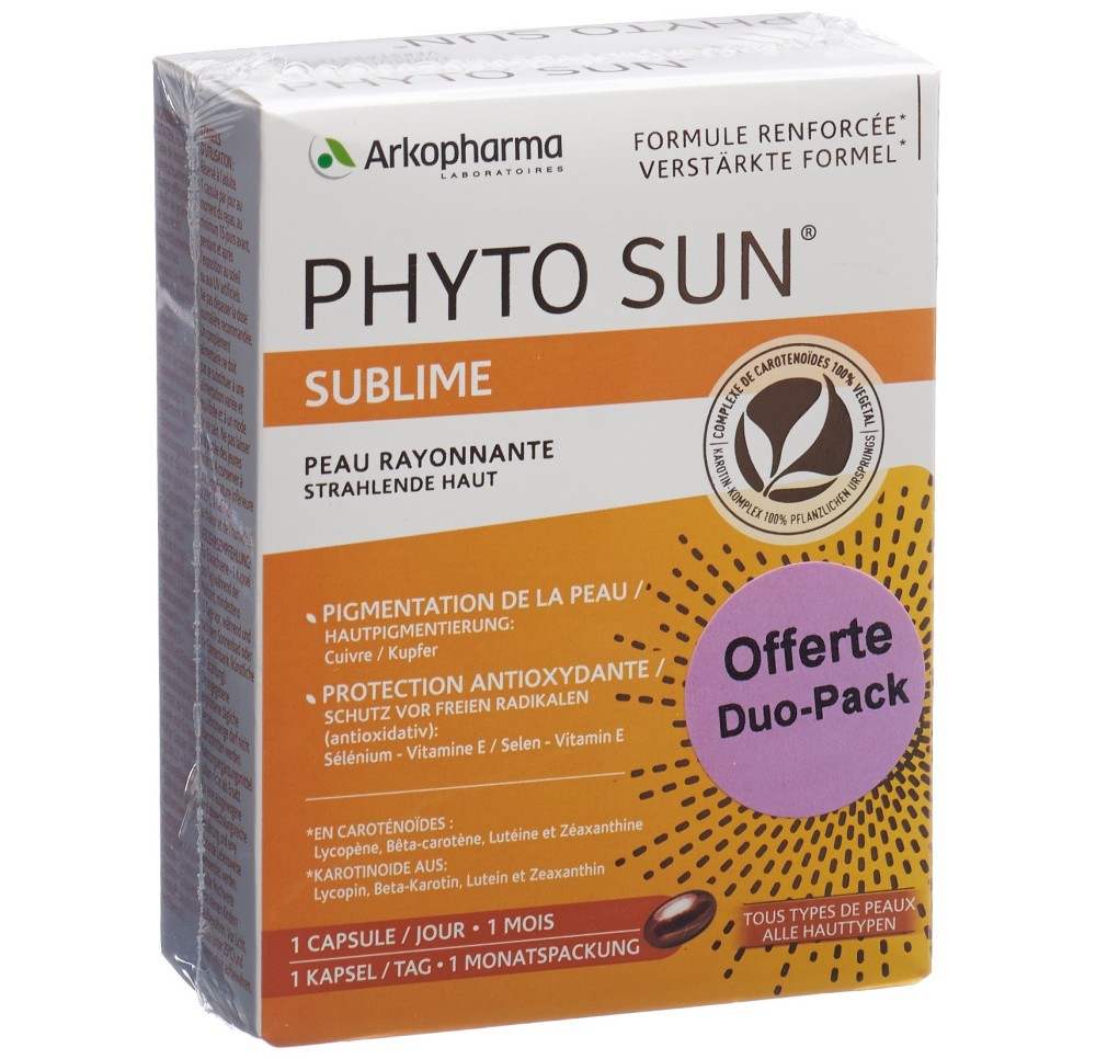 PHYTO SUN sublime caps duo 2 x 30 pce