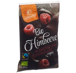 LANDGARTEN framboises choco noir bio Fairtr 50 g