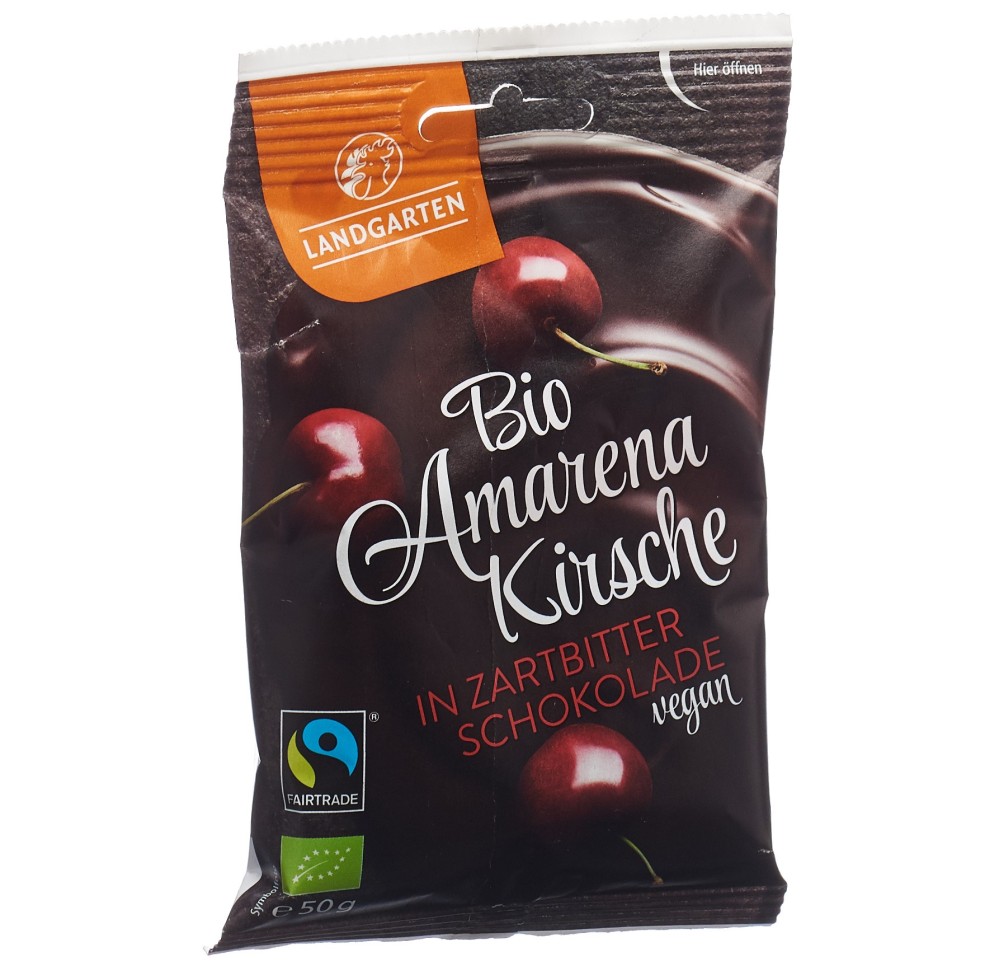 LANDGARTEN cerises amar choco noir bio Fairtr 50 g
