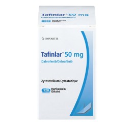 TAFINLAR caps 50 mg bte 120 pce