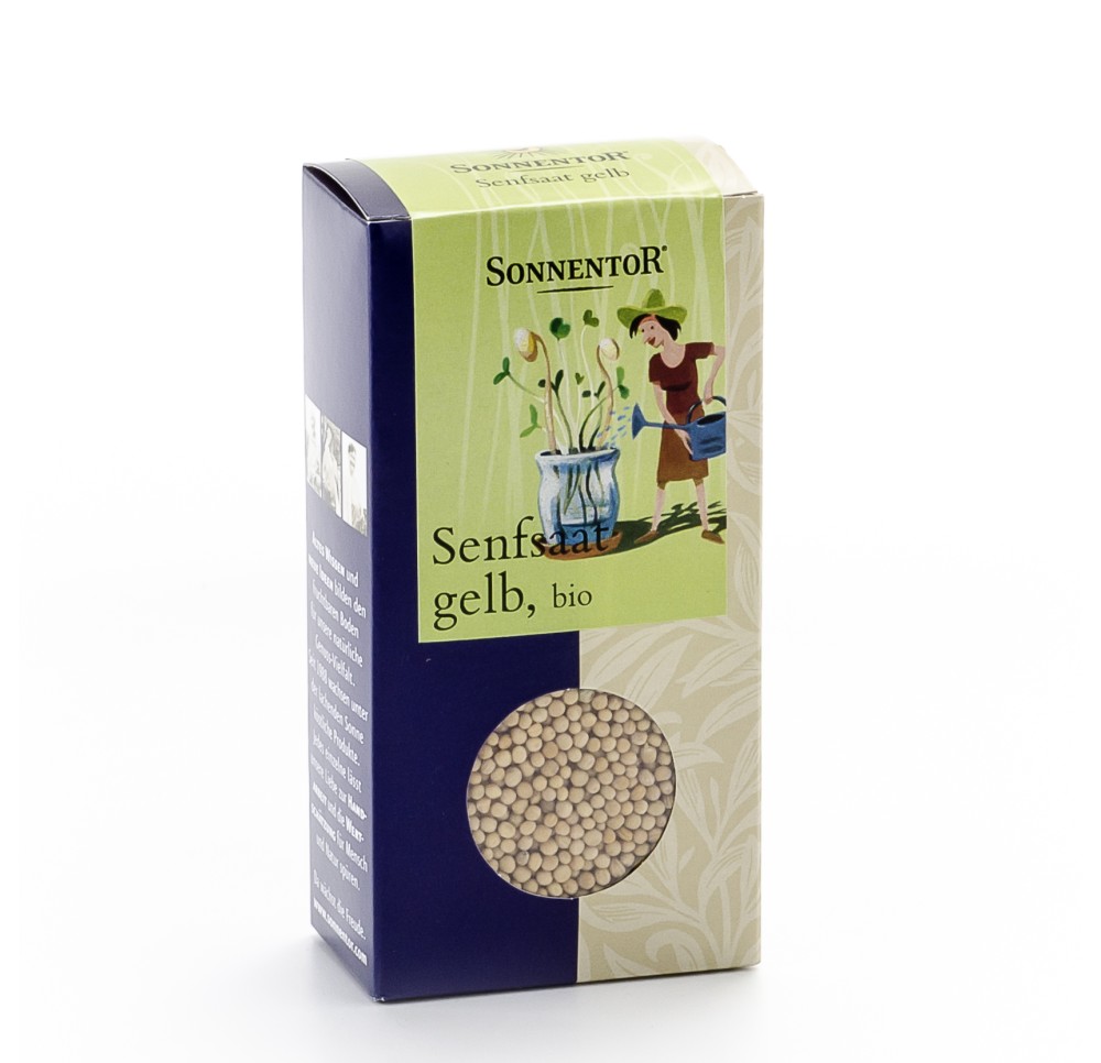 SONNENTOR semences germer moutarde jaune BIO 120 g