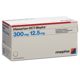 IRBESARTAN-HCT Mepha cpr pell 300/12.5 98 pce