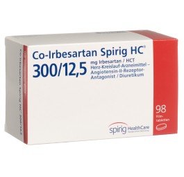 CO-IRBESARTAN Spirig HC cpr pell 300/12.5mg 98 pce