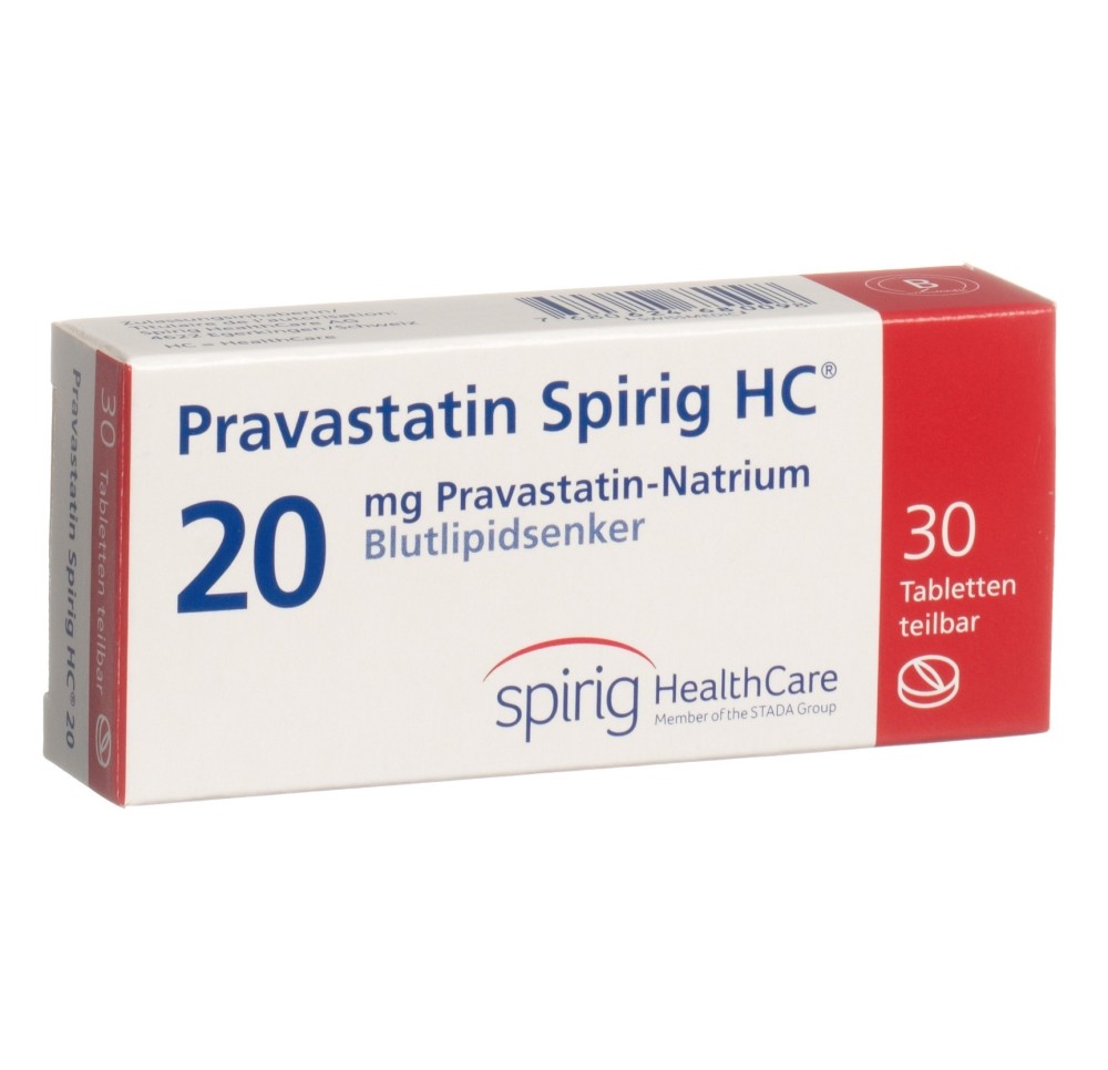 PRAVASTATINE Spirig HC cpr 20 mg 30 pce