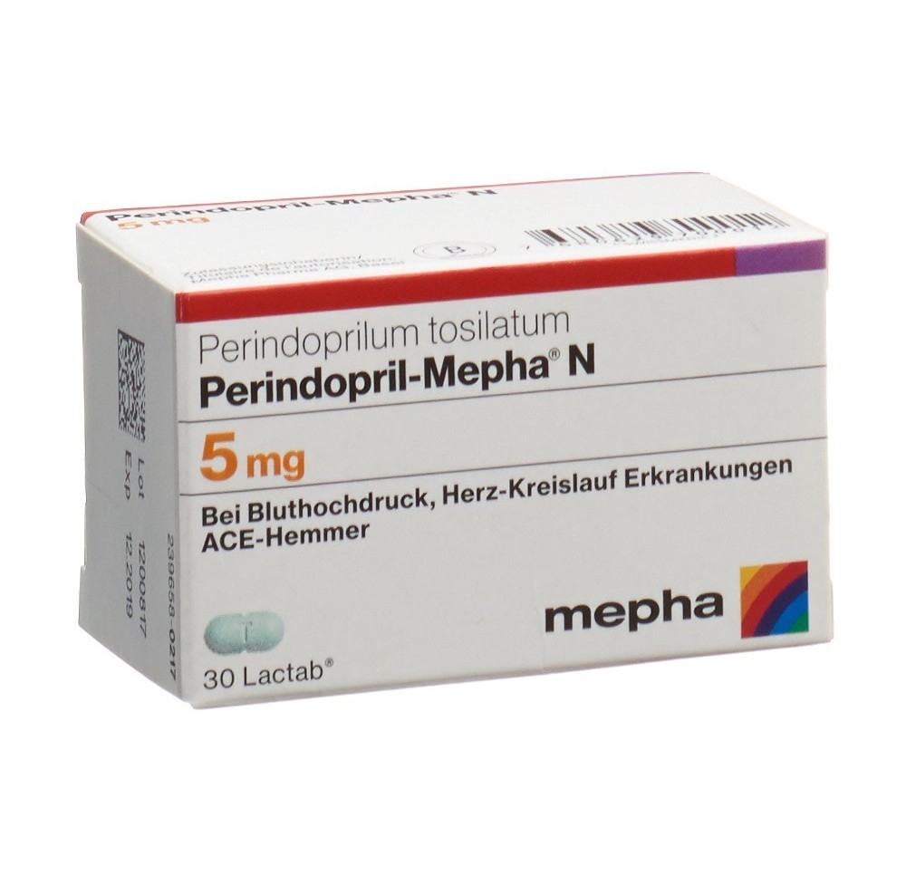 PERINDOPRIL Mepha N Lactab 5 mg bte 30 pce
