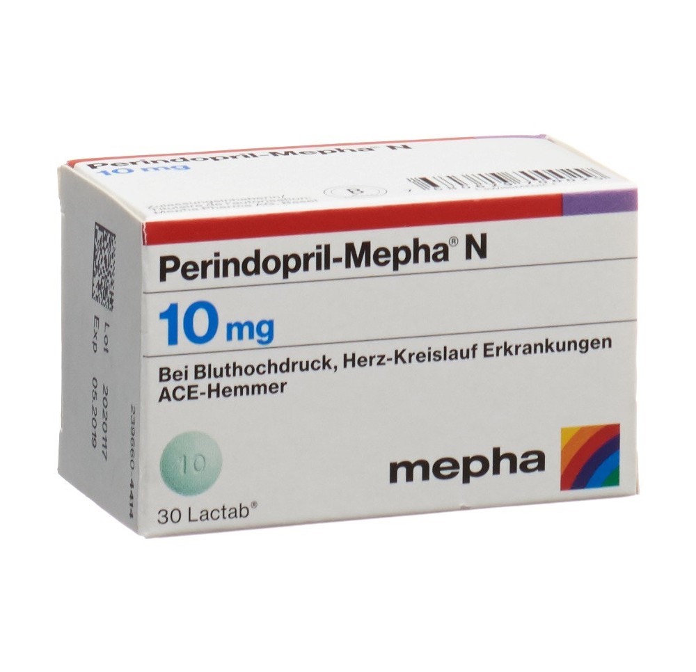 PERINDOPRIL Mepha N Lactab 10 mg bte 30 pce