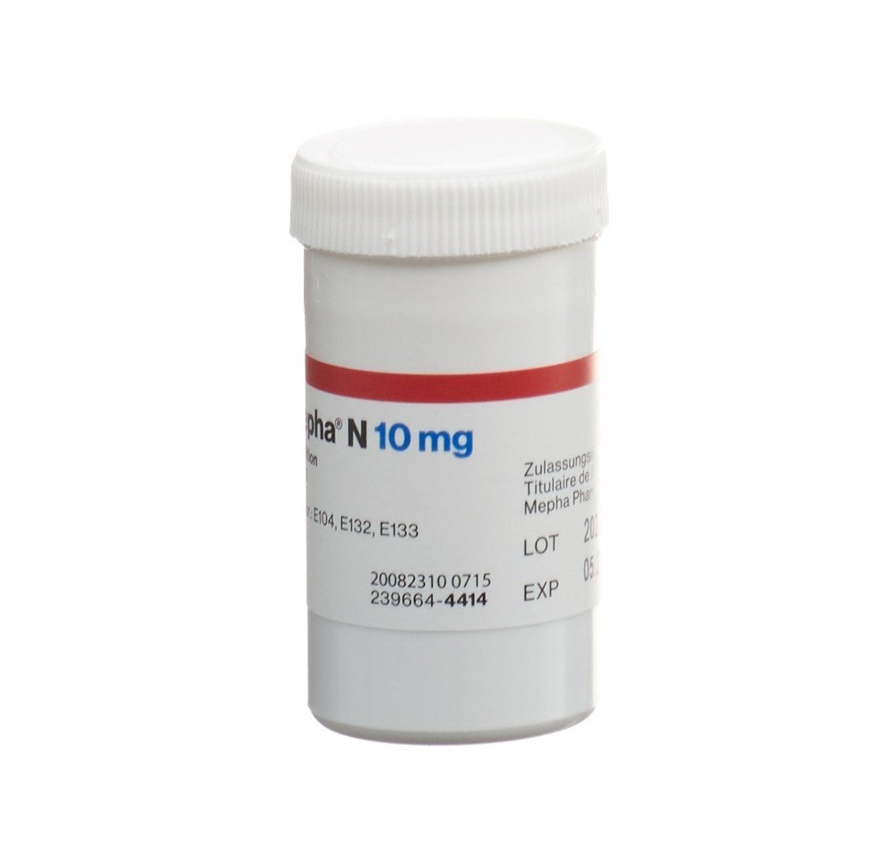 PERINDOPRIL Mepha N Lactab 10 mg bte 90 pce