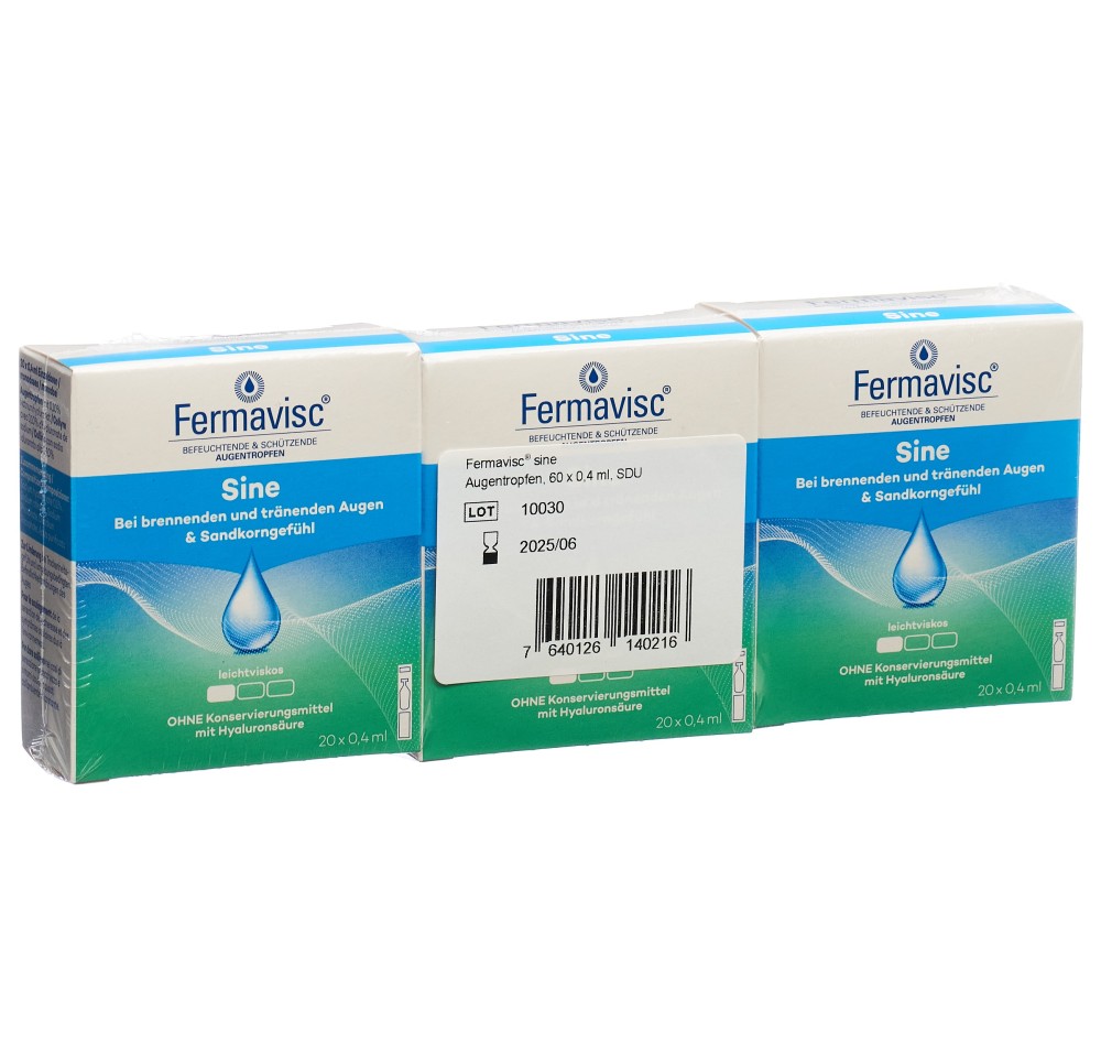 FERMAVISC sine gtt opht 60 monodos 0.4 ml