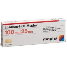 LOSARTAN-HCT Mepha Lactab 100/25mg 28 pce