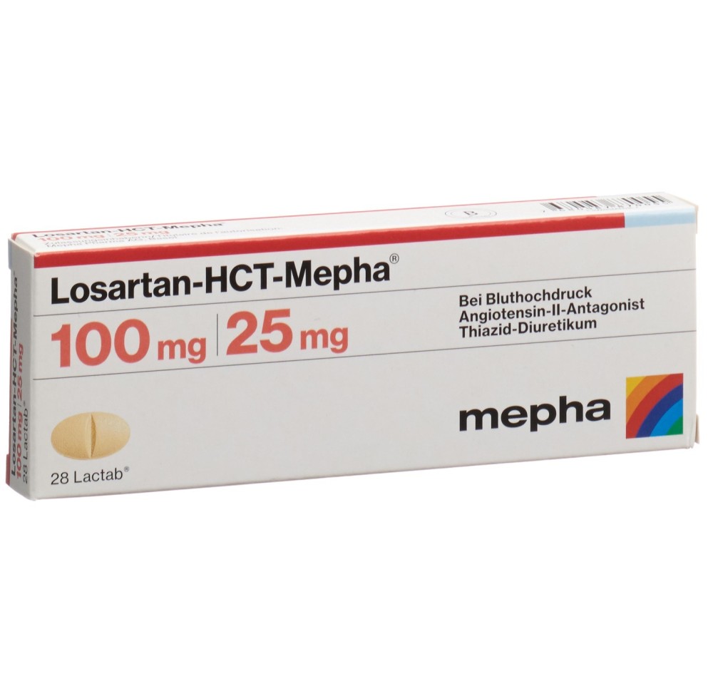 LOSARTAN-HCT Mepha Lactab 100/25mg 28 pce